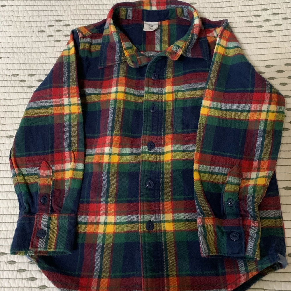 Boys 4T GAP Flannel Shirt